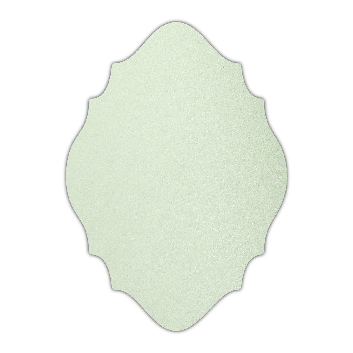 CMYK Print on Pistachio Cardstock | Shape P15 | 5" x 8"