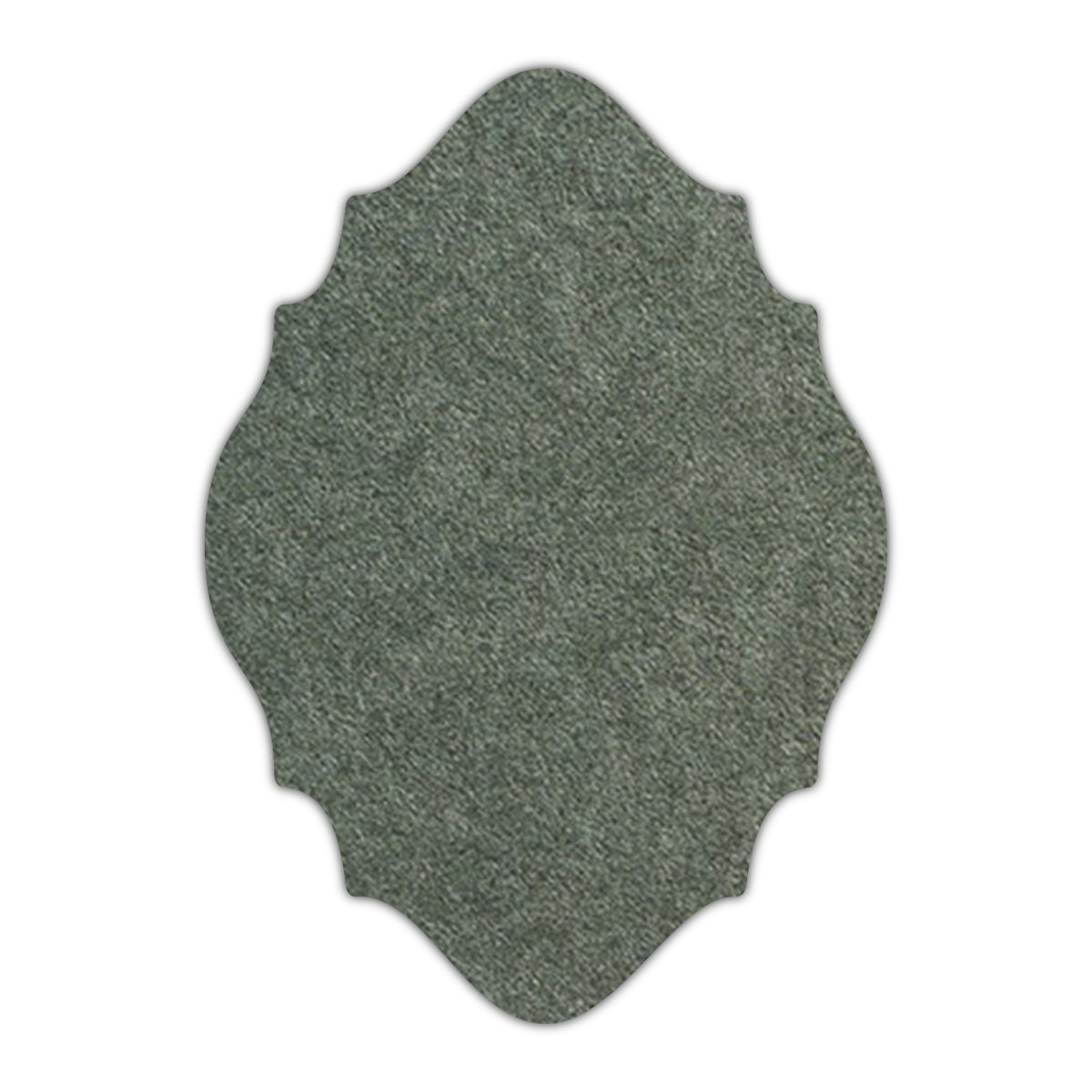 CMYK Print on Seedling Green Cardstock | Shape P15 | 2" x 3.5"
