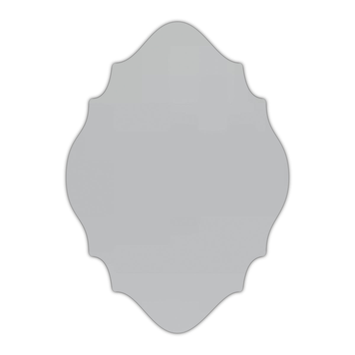 CMYK Print on Shimmer Silver Cardstock | Shape P15 | 3" x 4"