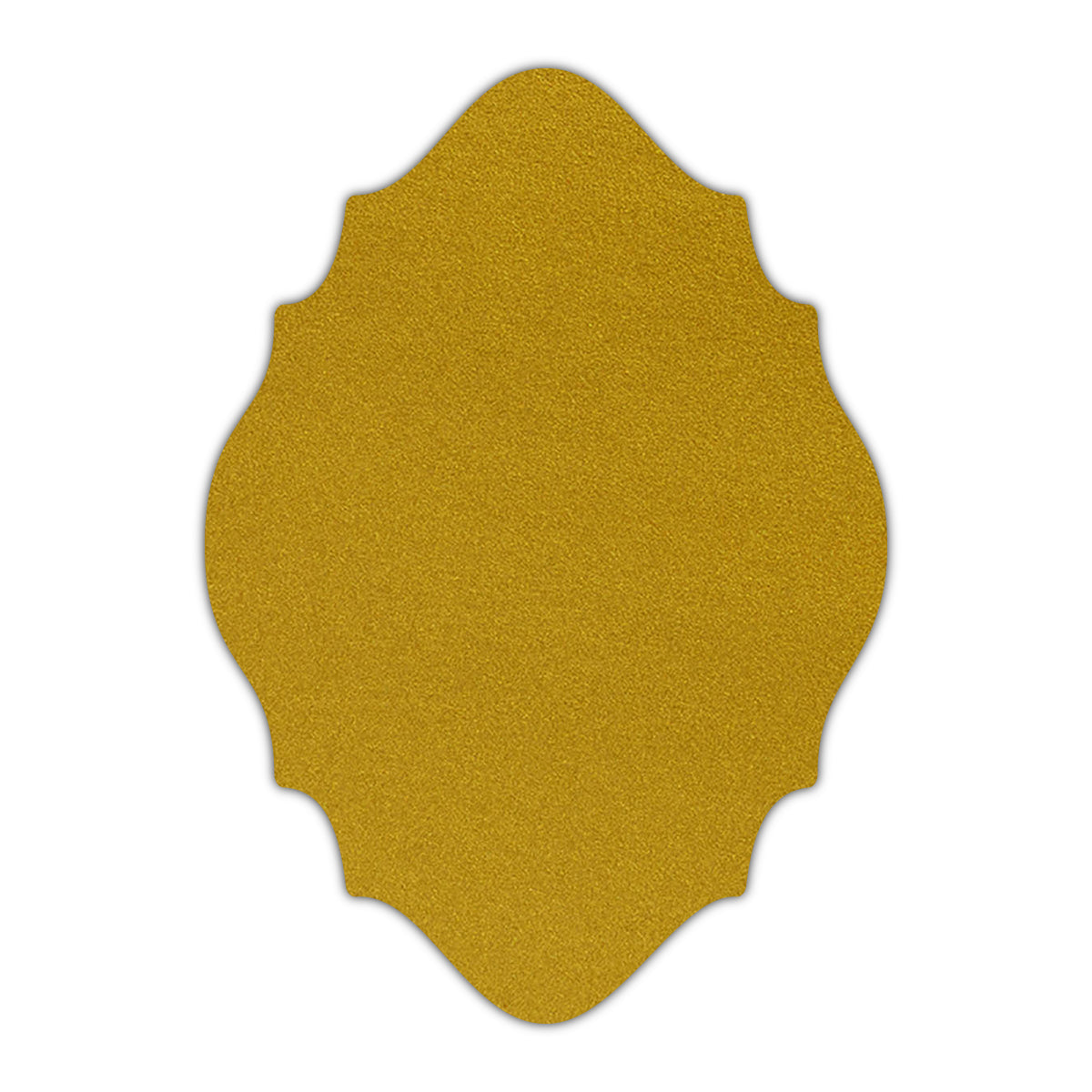 CMYK Print on Shimmer Super Gold Cardstock | Shape P15 | 8" x 10"