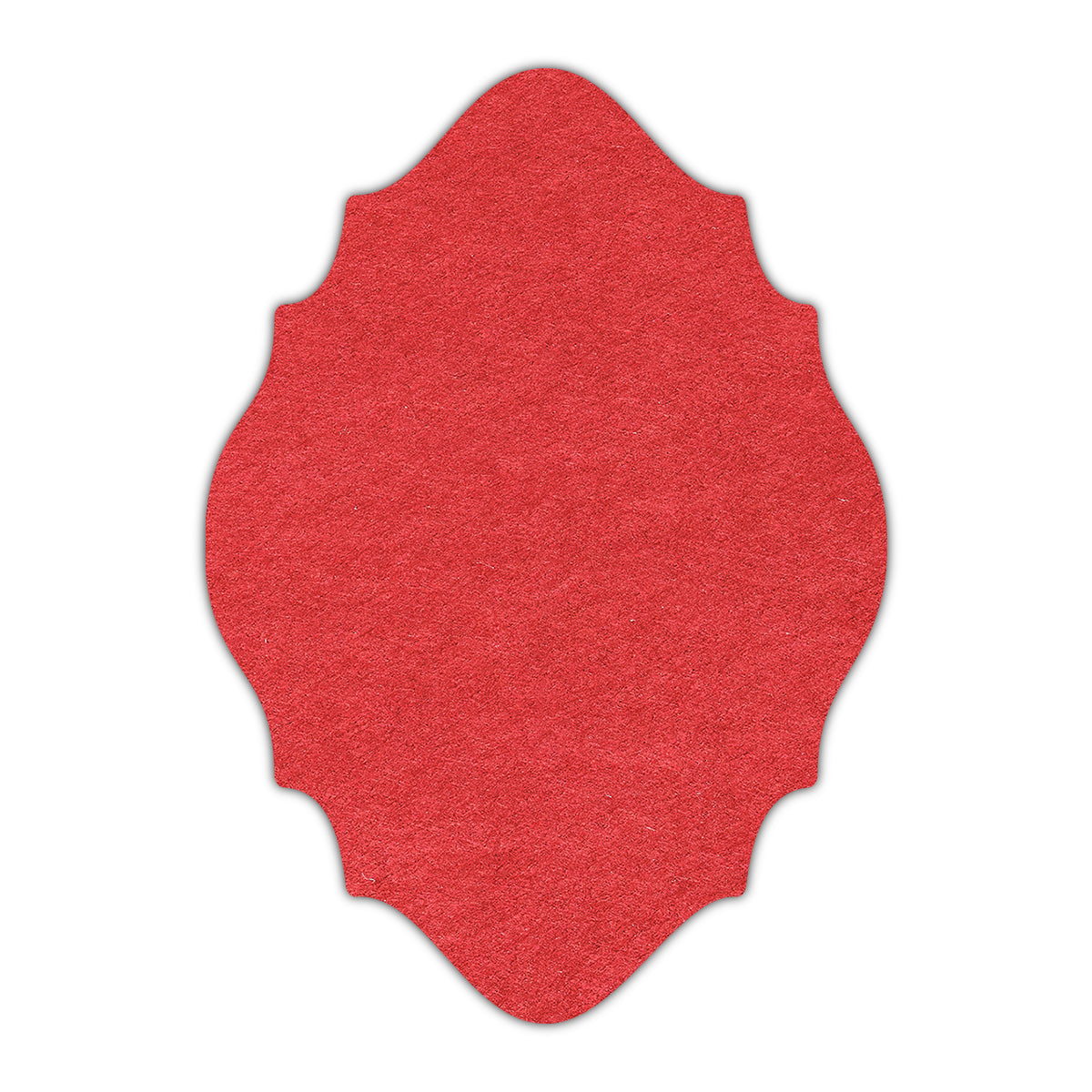 CMYK Print on Vermilion Cardstock | Shape P15 | 5" x 7"