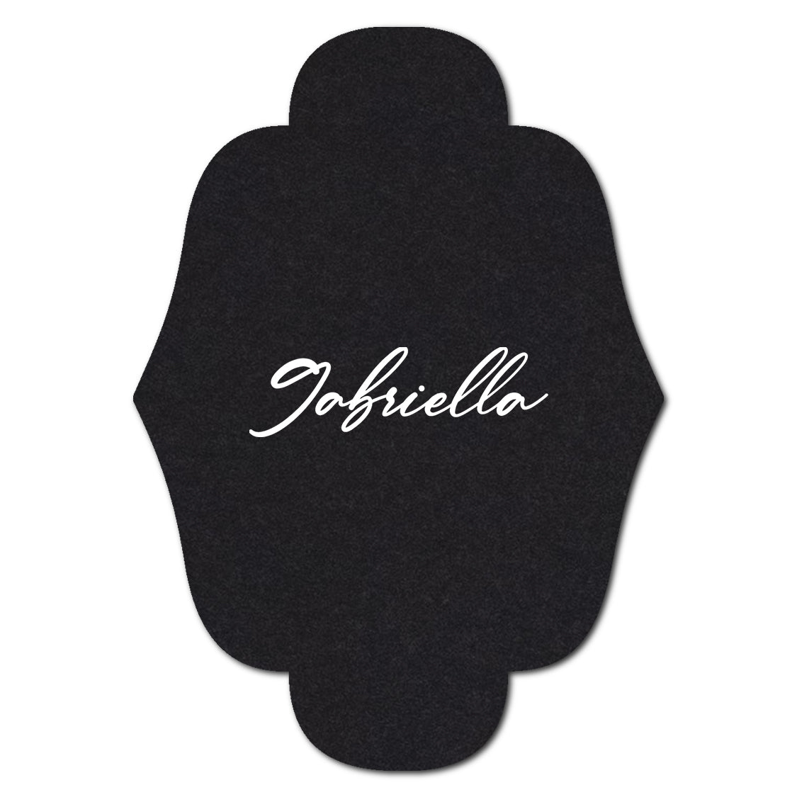 Individually Personalized Wedding Prints on Diecut Cardstock - Shape P163