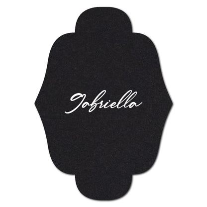 Individually Personalized Wedding Prints on Diecut Cardstock - Shape P163