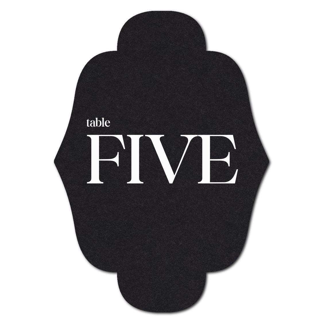 Individually Personalized Wedding Prints on Diecut Cardstock - Shape P163