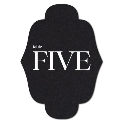 Individually Personalized Wedding Prints on Diecut Cardstock - Shape P163