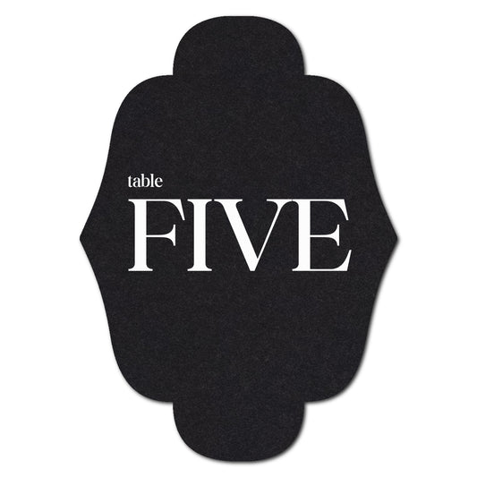 Individually Personalized Wedding Prints on Diecut Cardstock - Shape P163