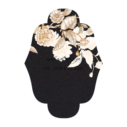 Custom Wedding Prints on Diecut Shaped Cardstock | Shape P163