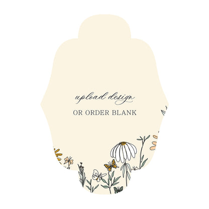 Custom Wedding Prints on Diecut Shaped Cardstock | Shape P163
