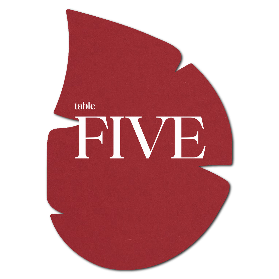 Individually Personalized Wedding Prints on Diecut Cardstock - Shape P167