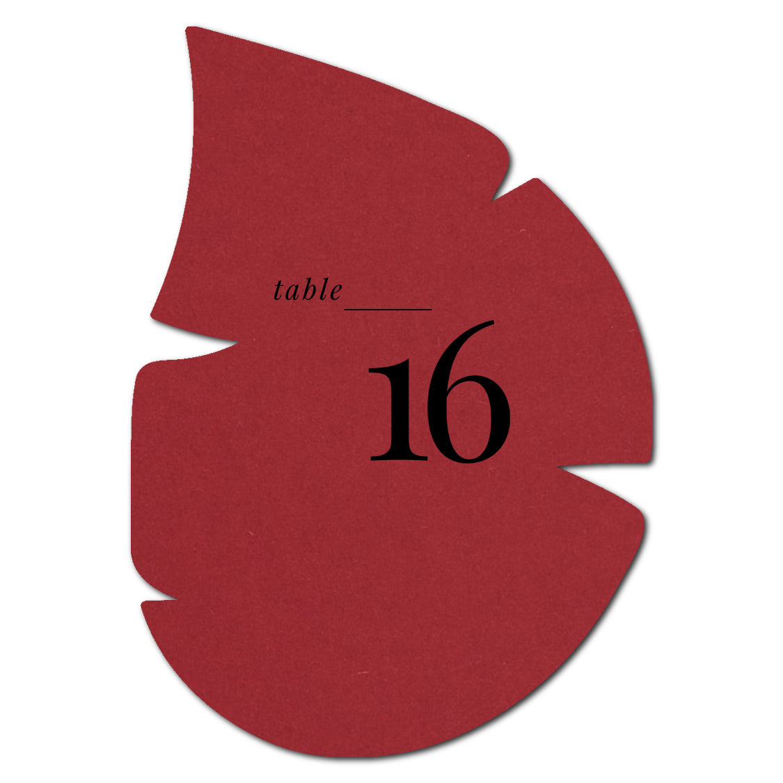 Individually Personalized Wedding Prints on Diecut Cardstock - Shape P167