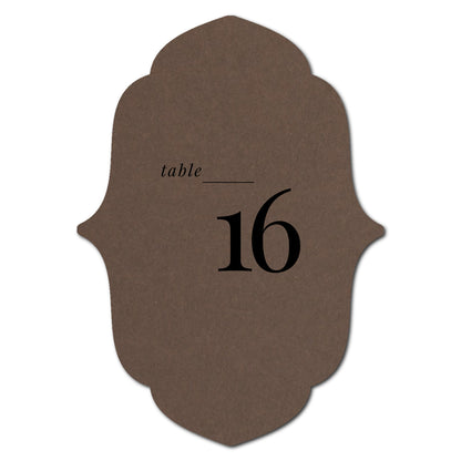 Individually Personalized Wedding Prints on Diecut Cardstock - Shape P16