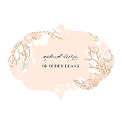 Custom Wedding Prints on Diecut Shaped Cardstock | Shape P16