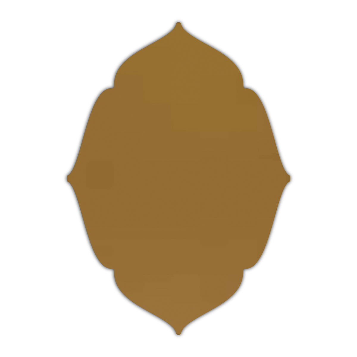 CMYK Print on Shimmer Antique Gold Cardstock | Shape P16 | 4.25" x 5.5"