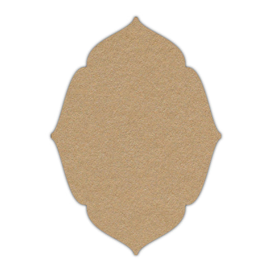 CMYK Print on Camel Cardstock | Shape P16 | 3" x 4"