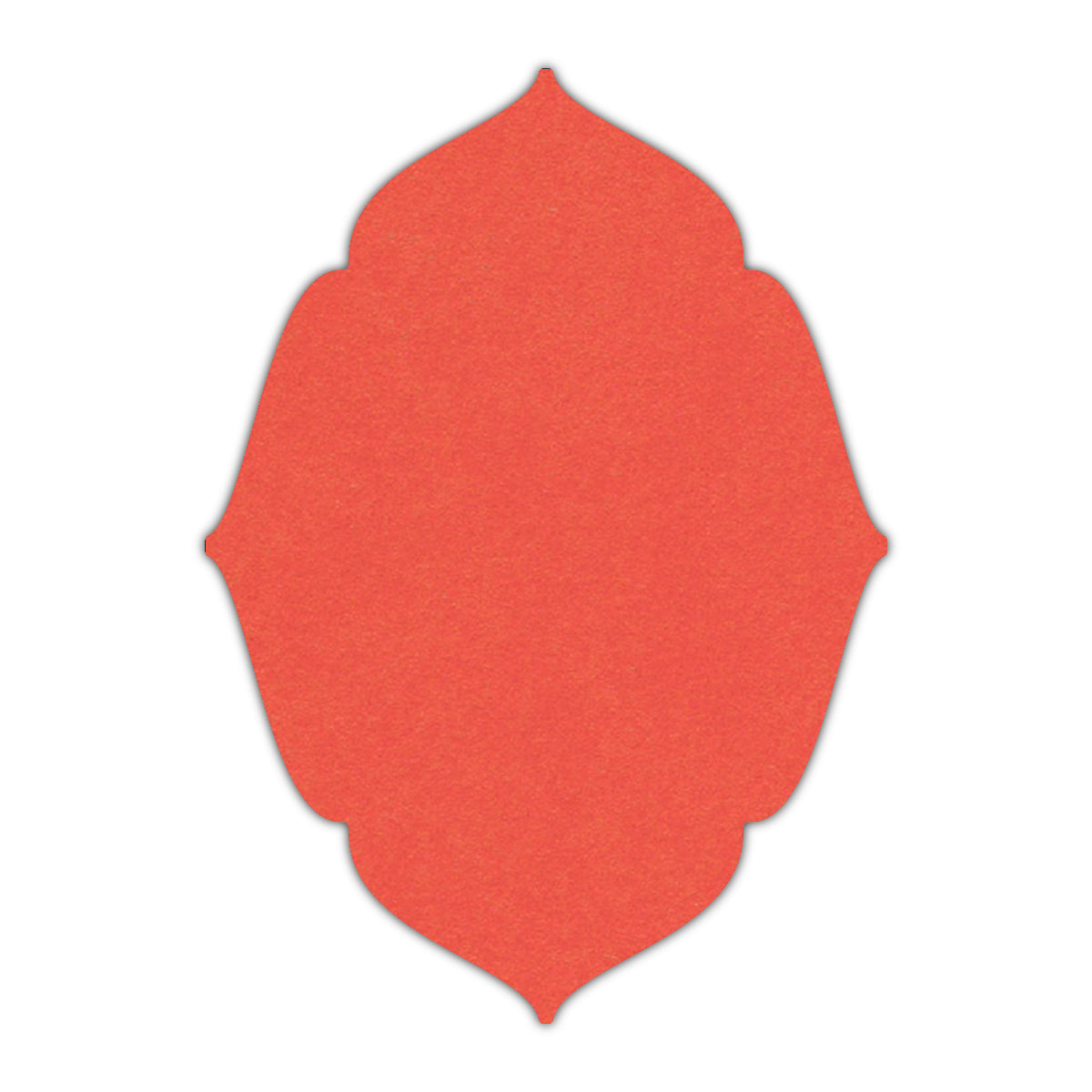 CMYK Print on Shimmer Coral Cardstock | Shape P16 | 8.5" x 11"