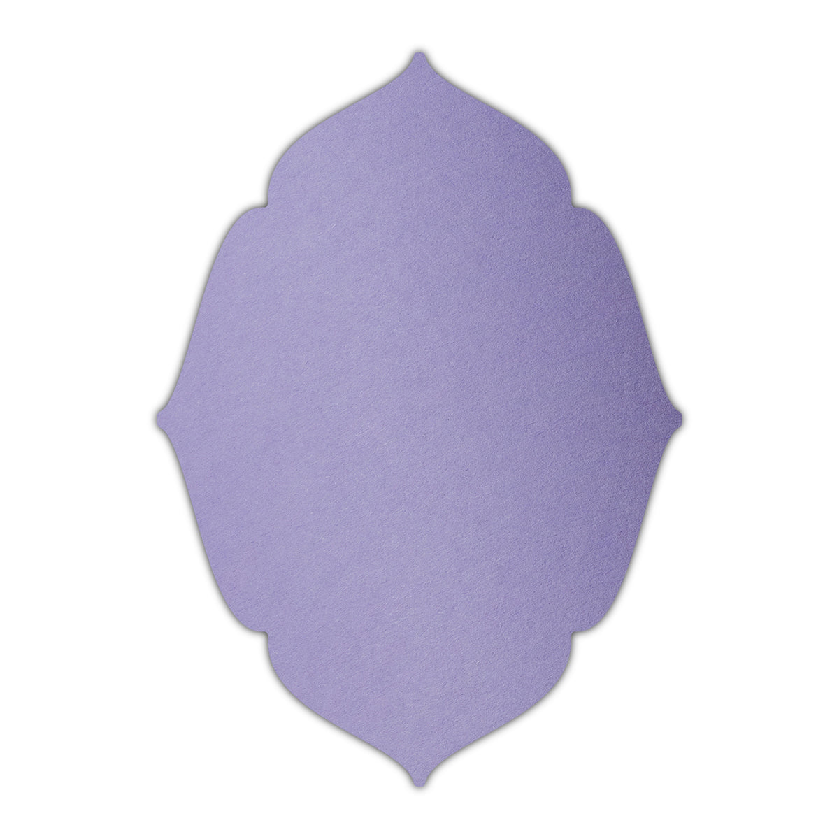 CMYK Print on Lavender Cardstock | Shape P16 | 3" x 4"