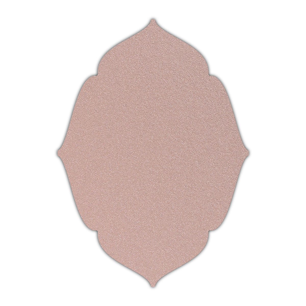 CMYK Print on Shimmer Nude Cardstock | Shape P16 | 5" x 7"