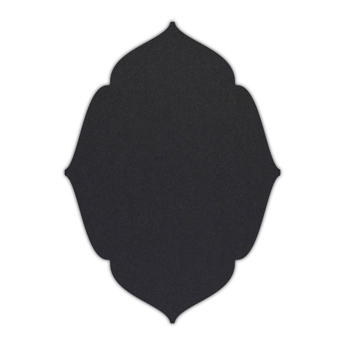 CMYK Print on Shimmer Onyx Cardstock | Shape P16 | 11" x 14"
