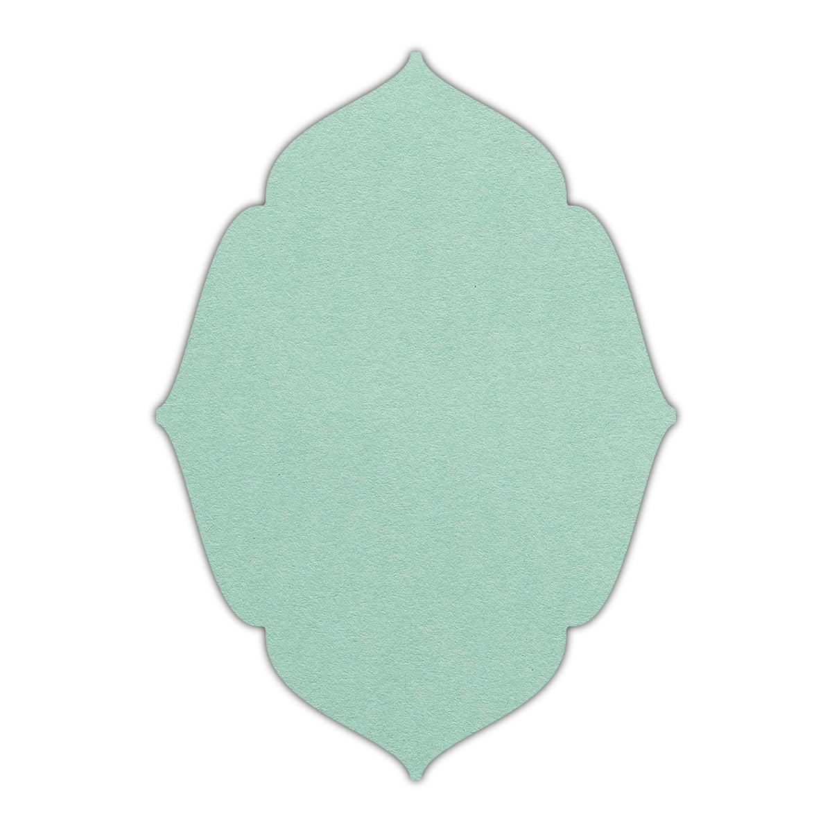 CMYK Print on Park Green Cardstock | Shape P16 | 5.5" x 8.5"