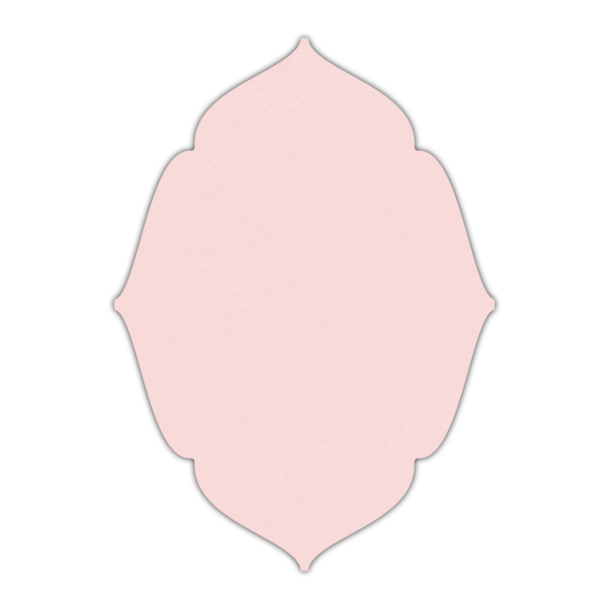 CMYK Print on Pastel Pink Cardstock | Shape P16 | 11" x 17"