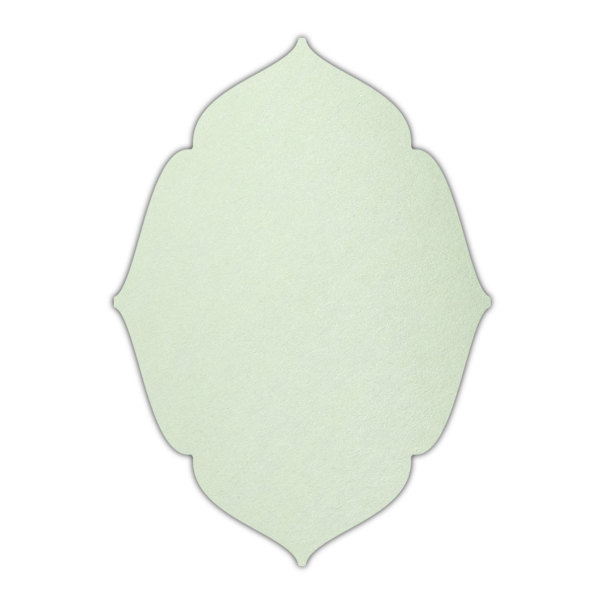 CMYK Print on Pistachio Cardstock | Shape P16 | 8.5" x 11"