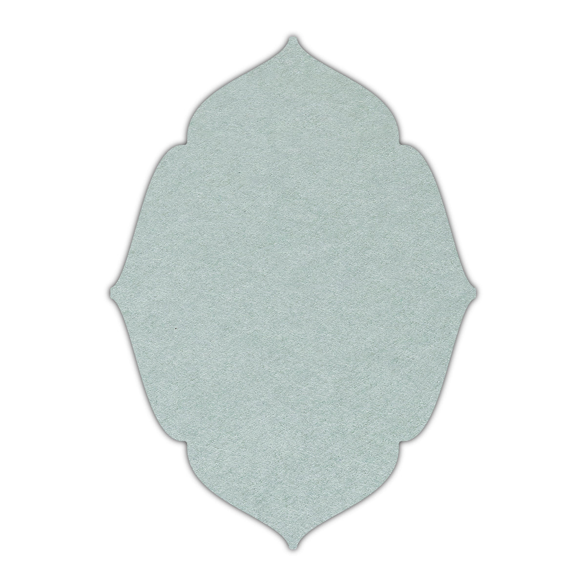 CMYK Print on Powder Green Cardstock | Shape P16 | 11" x 17"
