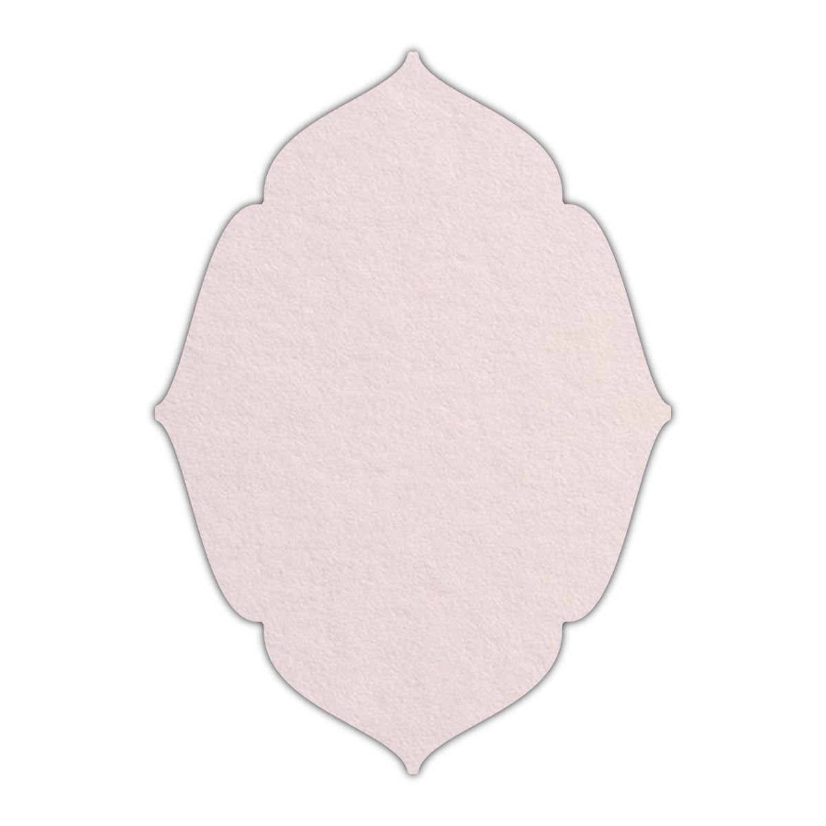 CMYK Print on Powder Pink Cardstock | Shape P16 | 8" x 10"