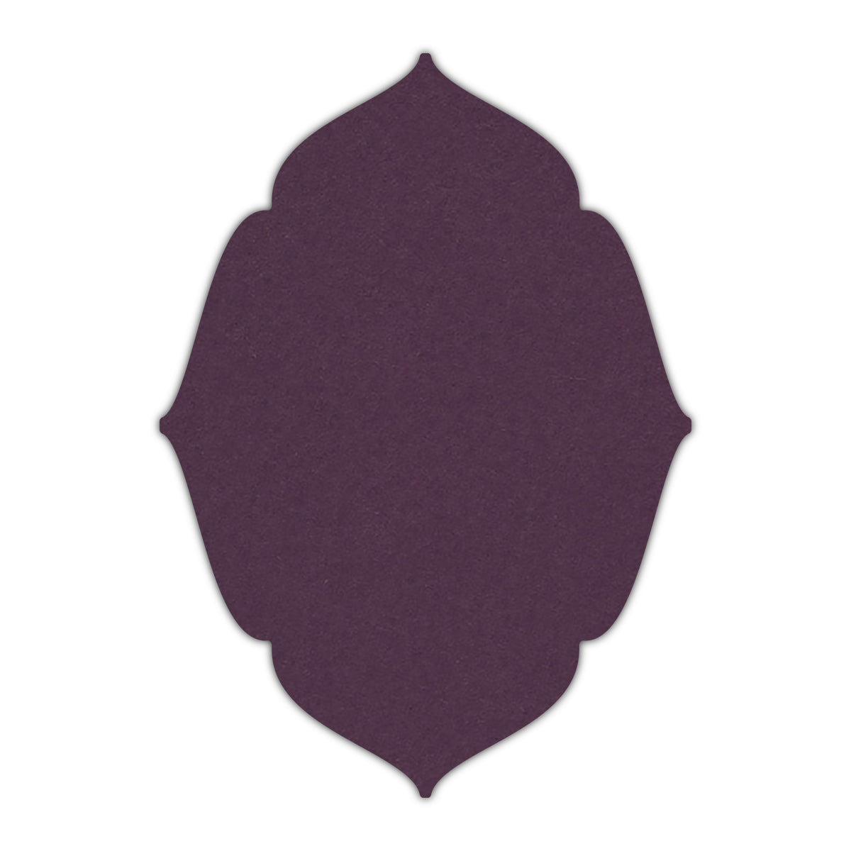 CMYK Print on Prune Cardstock | Shape P16 | 8.5" x 11"