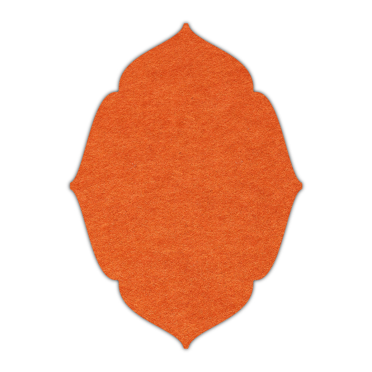 CMYK Print on Rust Cardstock | Shape P16 | 2" x 3"