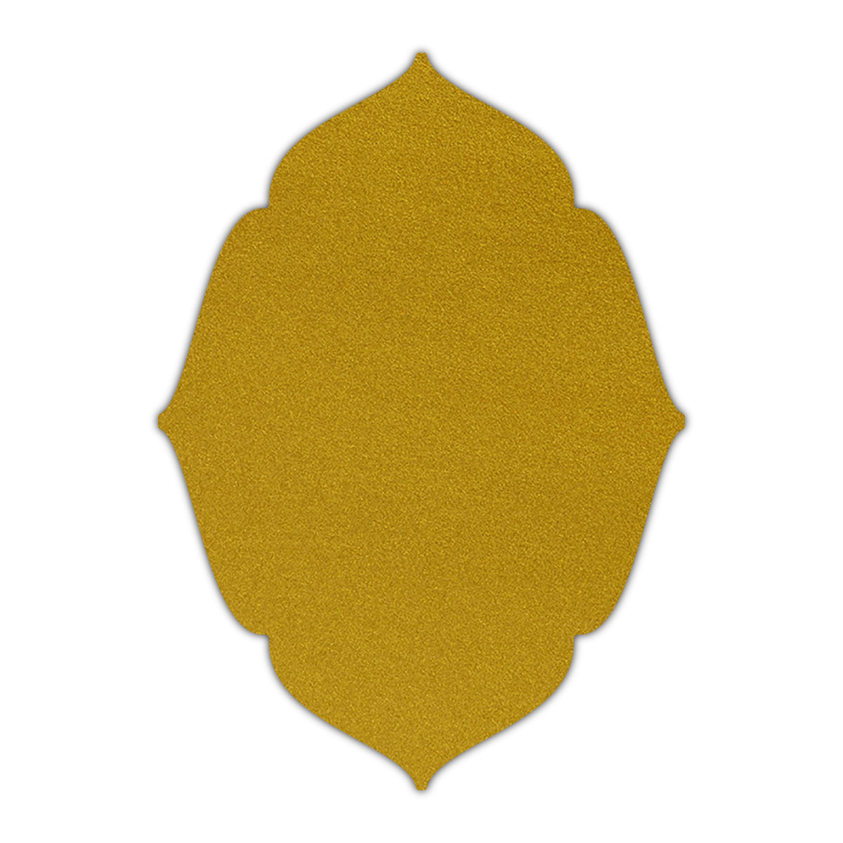CMYK Print on Shimmer Super Gold Cardstock | Shape P16 | 11" x 14"