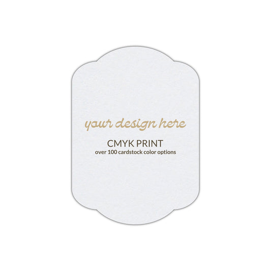 Shape P17 Diecut Card | CMYK Print | 2.5" x 3.5"