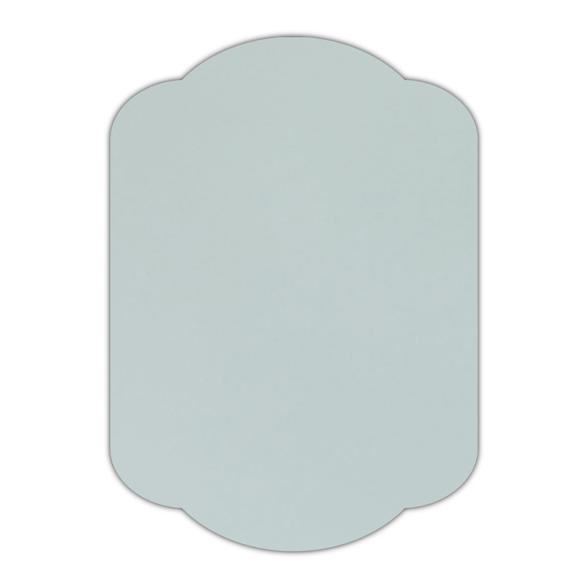 CMYK Print on Shimmer Aquamarine Cardstock | Shape P17 | 5.5" x 8.5"
