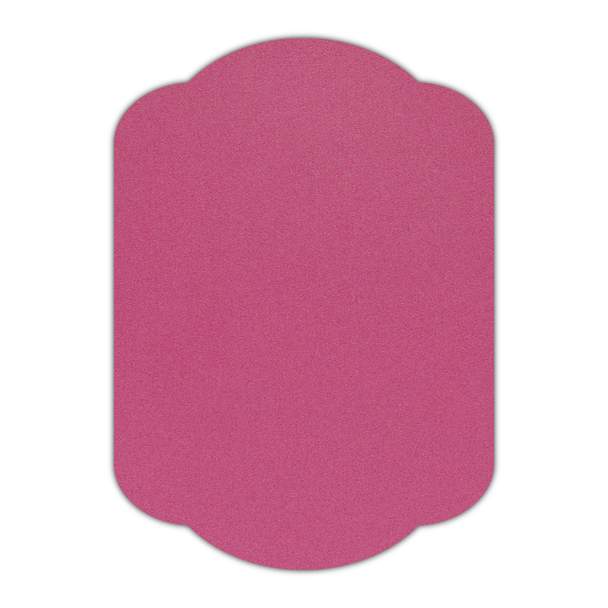 CMYK Print on Shimmer Azalea Cardstock | Shape P17 | 3" x 5"