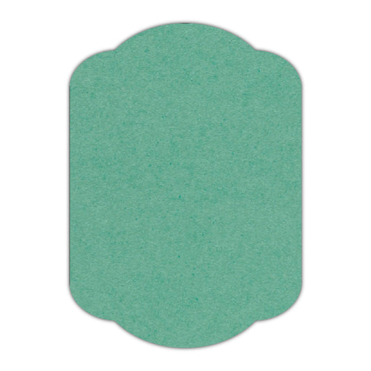 CMYK Print on Caribbean Blue Cardstock | Shape P17 | 11" x 14"