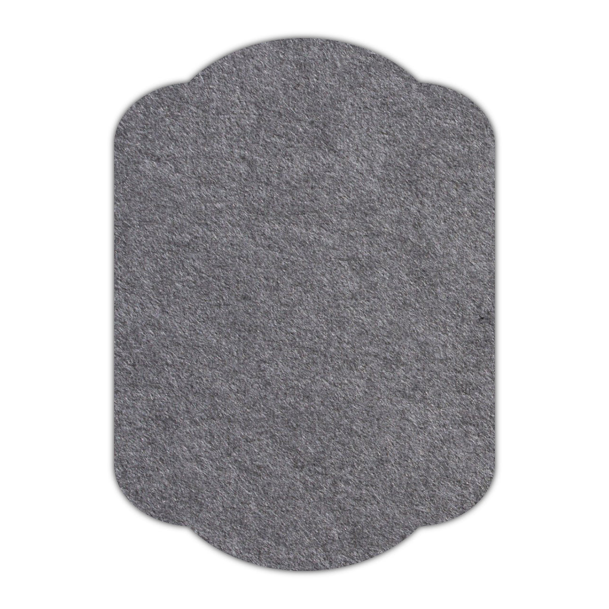 CMYK Print on Cobblestone Gray Cardstock | Shape P17 | 3" x 4"