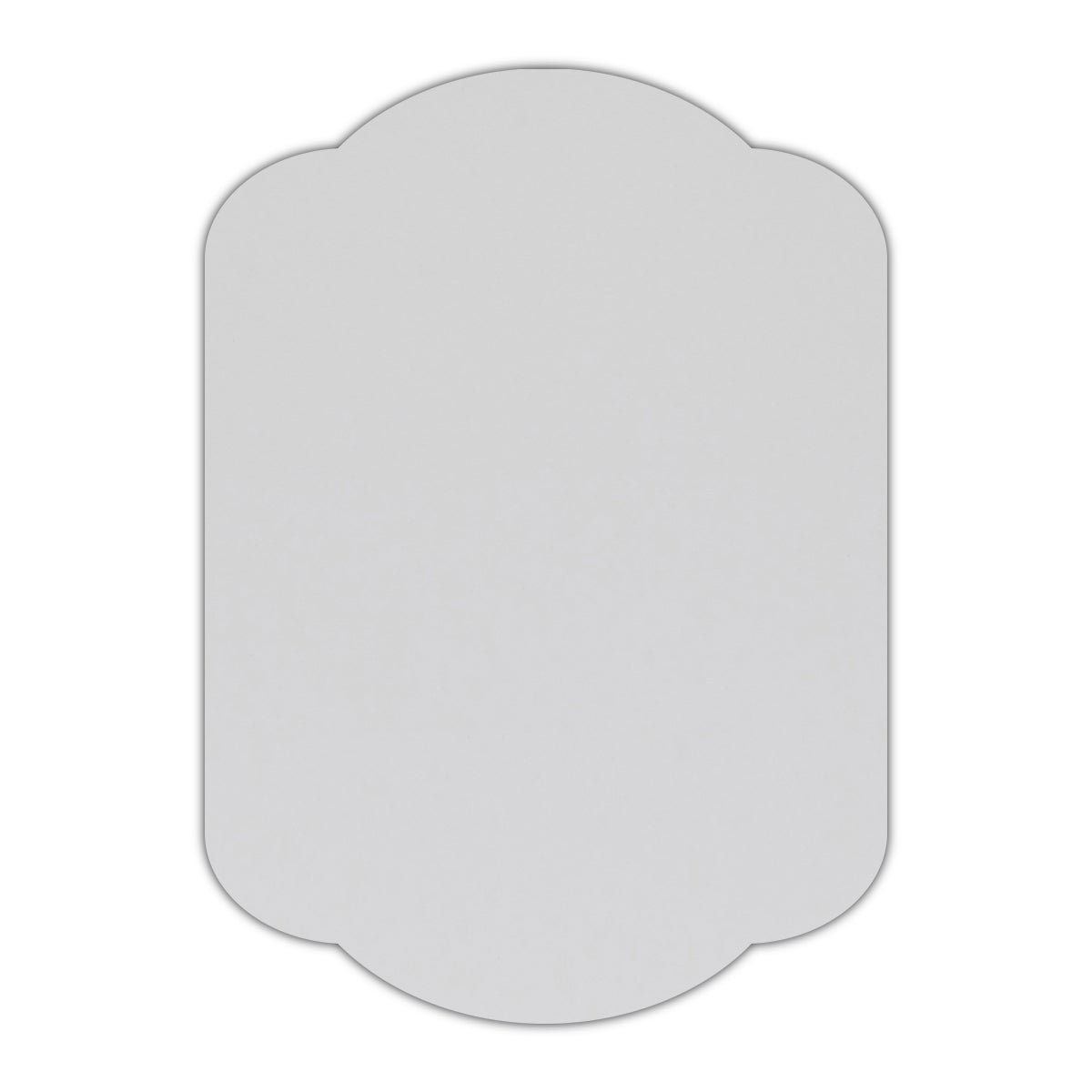 CMYK Print on Shimmer Crystal Cardstock | Shape P17 | 2.5" x 3.5"