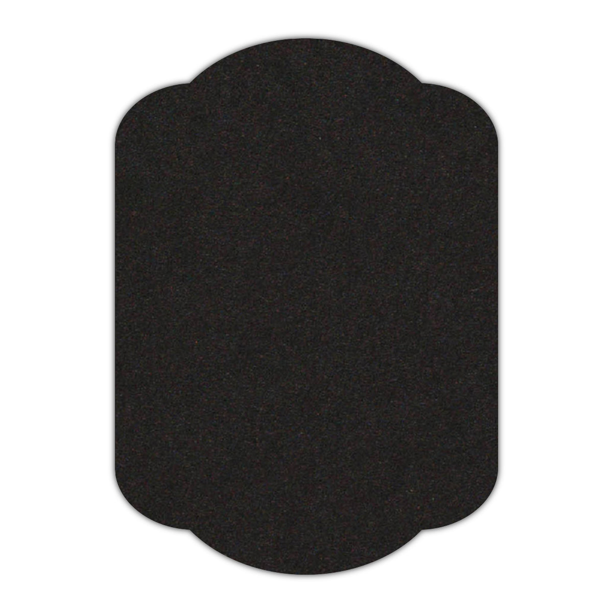 CMYK Print on Deep Black Cardstock | Shape P17 | 5" x 8"