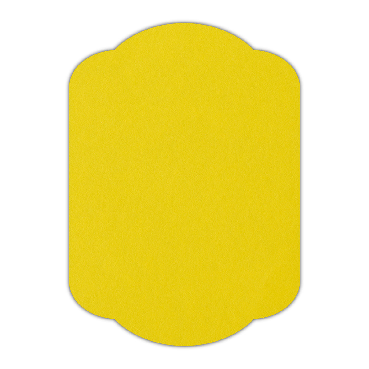 CMYK Print on Factory Yellow Cardstock | Shape P17 | 5.5" x 8.5"