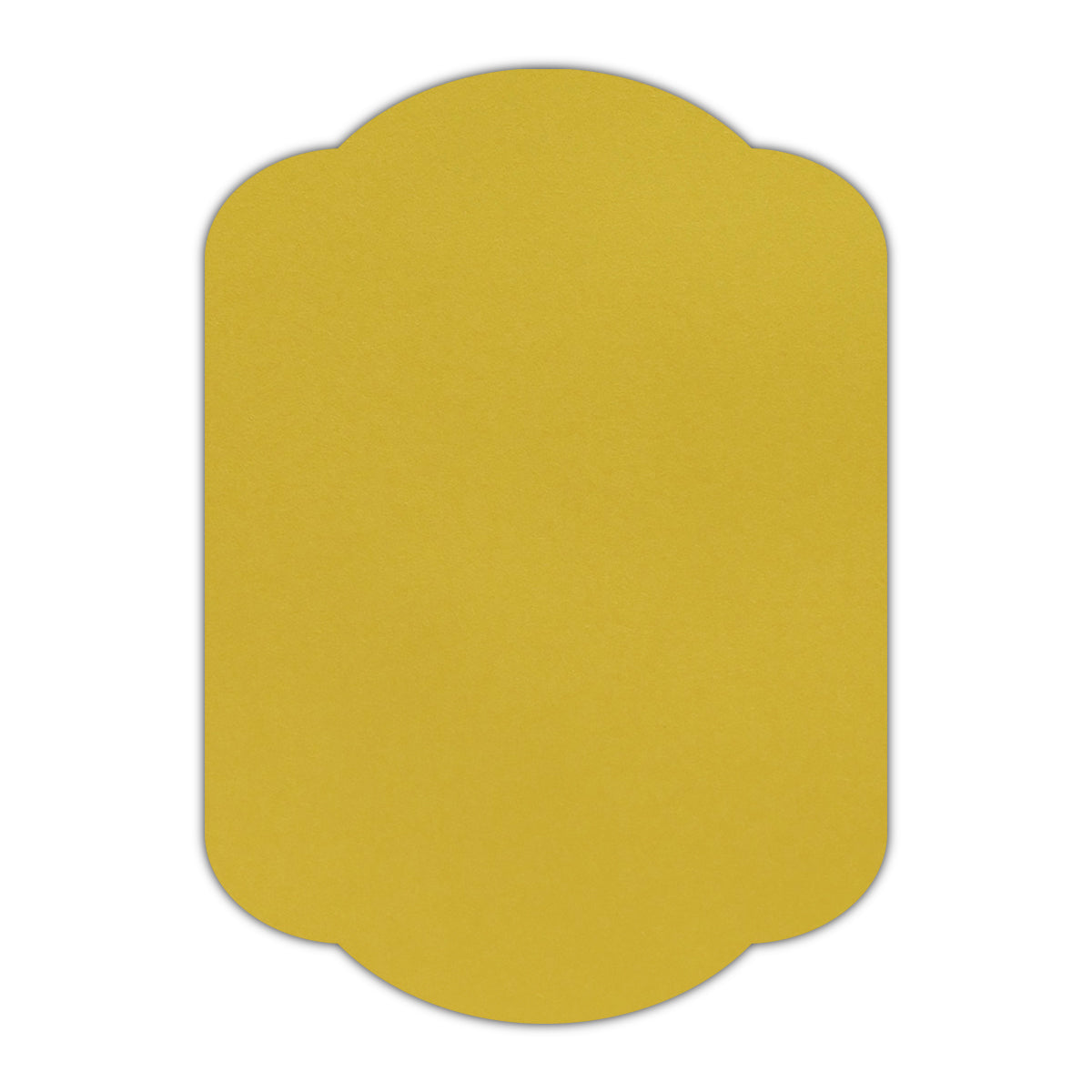 CMYK Print on Shimmer Fine Gold Cardstock | Shape P17 | 6" x 9"