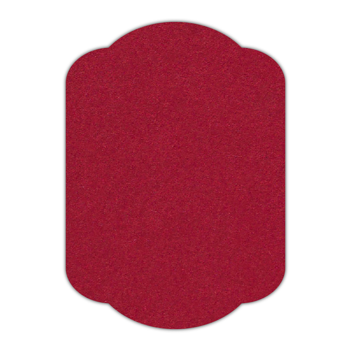 CMYK Print on Guardsman Red Cardstock | Shape P17 | 3" x 5"