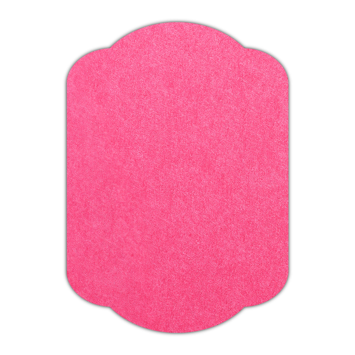 CMYK Print on Hot Pink Cardstock | Shape P17 | 3" x 4"