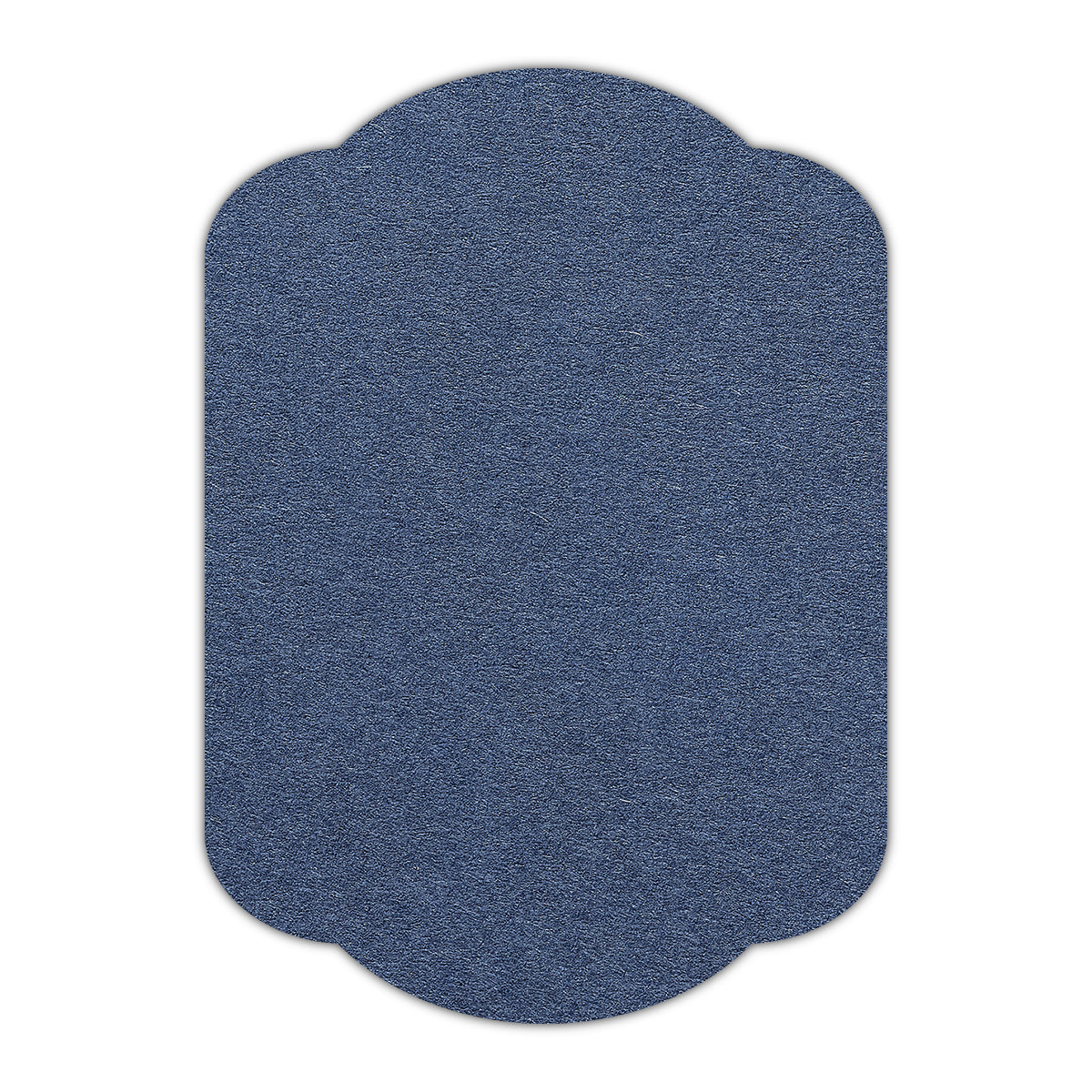 CMYK Print on Imperial Blue Cardstock | Shape P17 | 5" x 7"