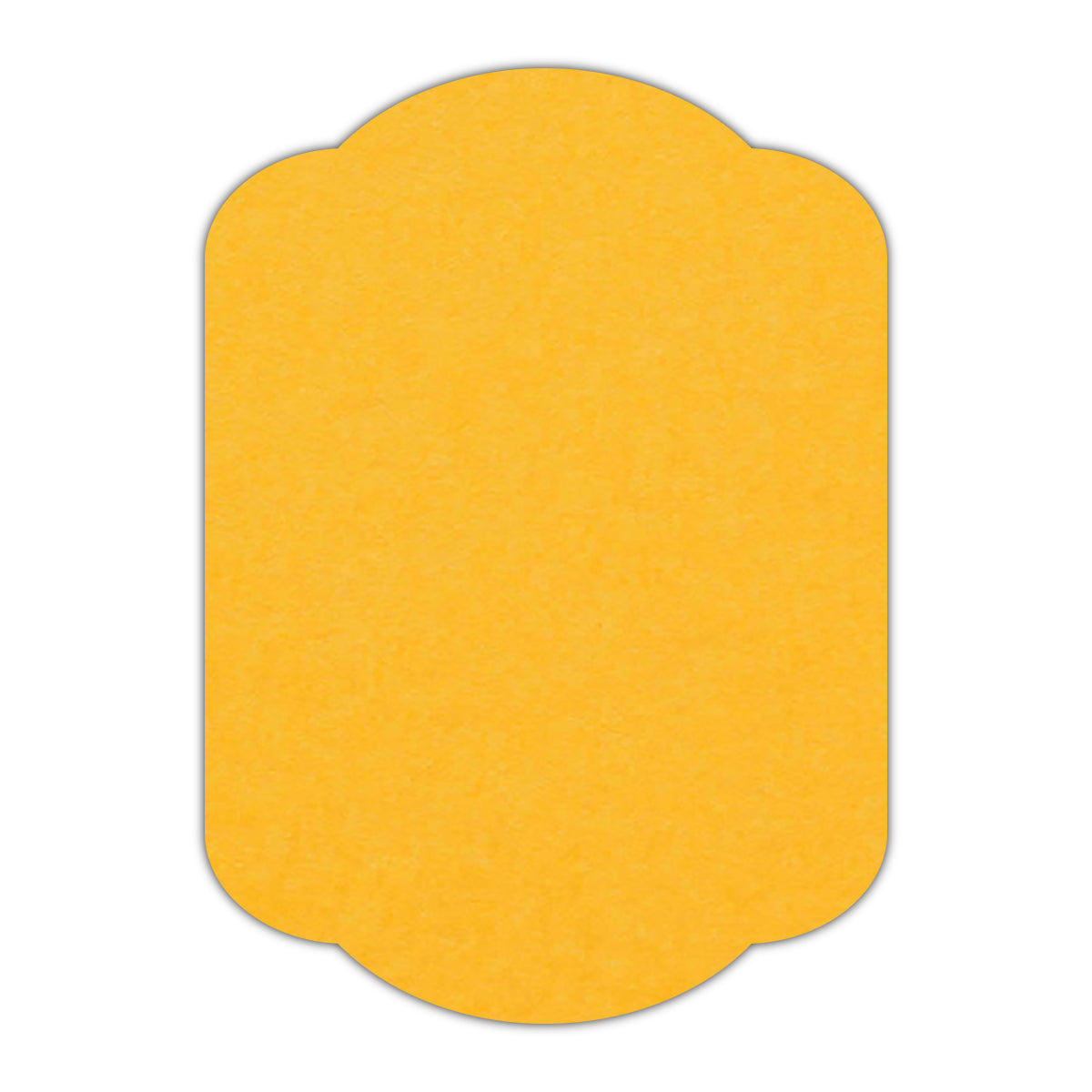CMYK Print on Indian Yellow Cardstock | Shape P17 | 5.5" x 8.5"