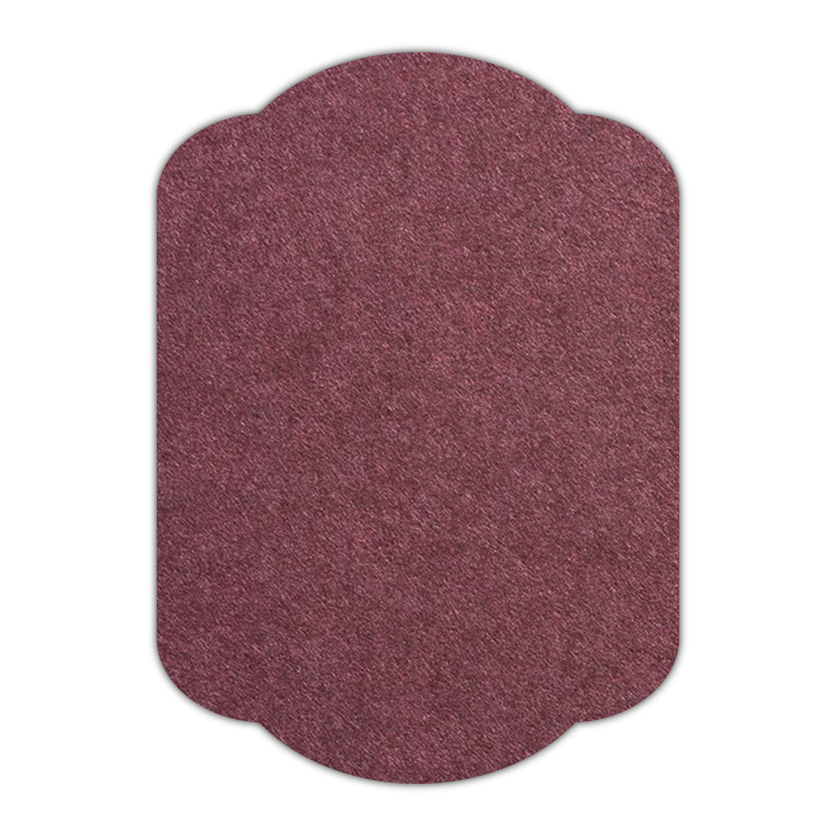 CMYK Print on Merlot Cardstock | Shape P17 | 6" x 9"