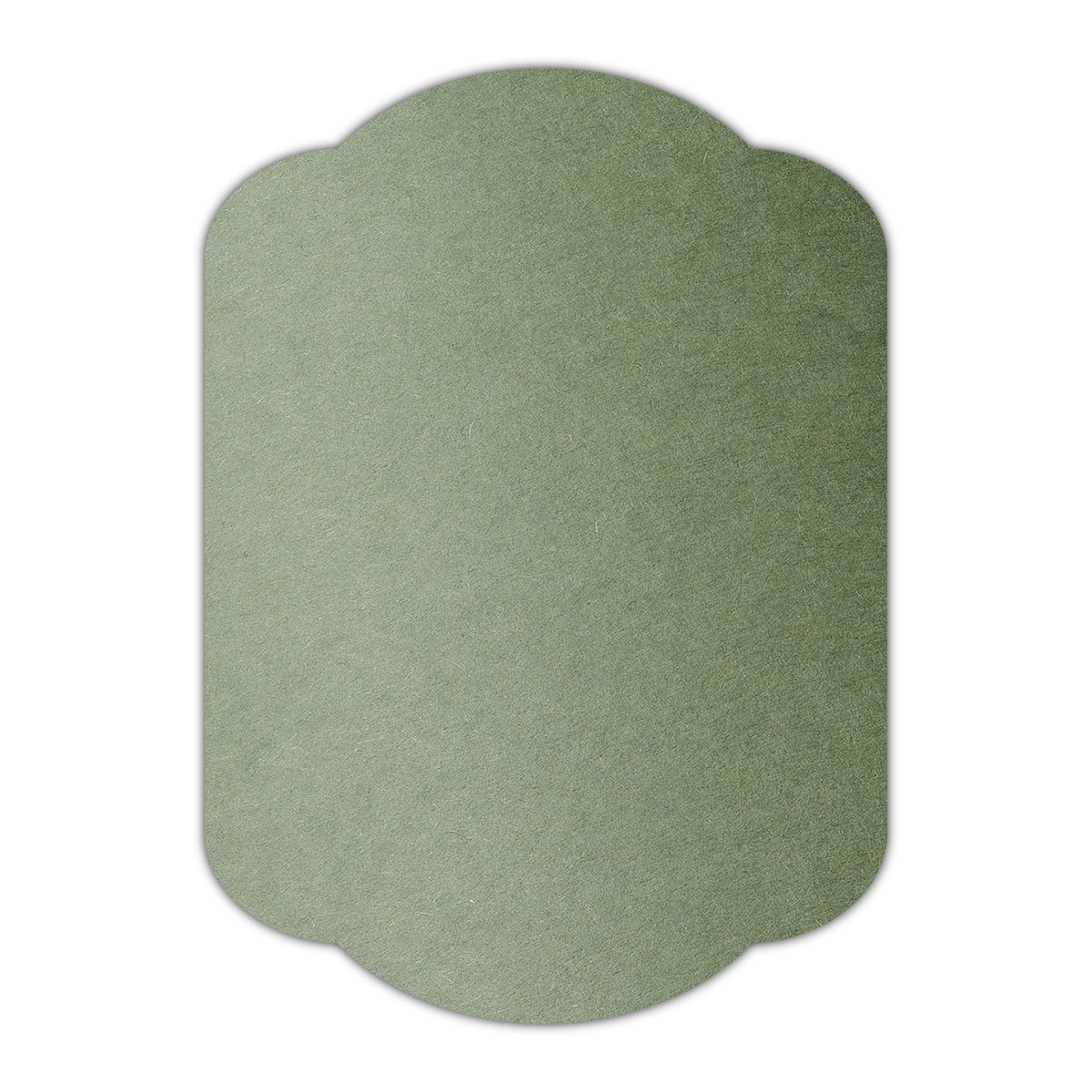 CMYK Print on Mid Green Cardstock | Shape P17 | 8.5" x 11"