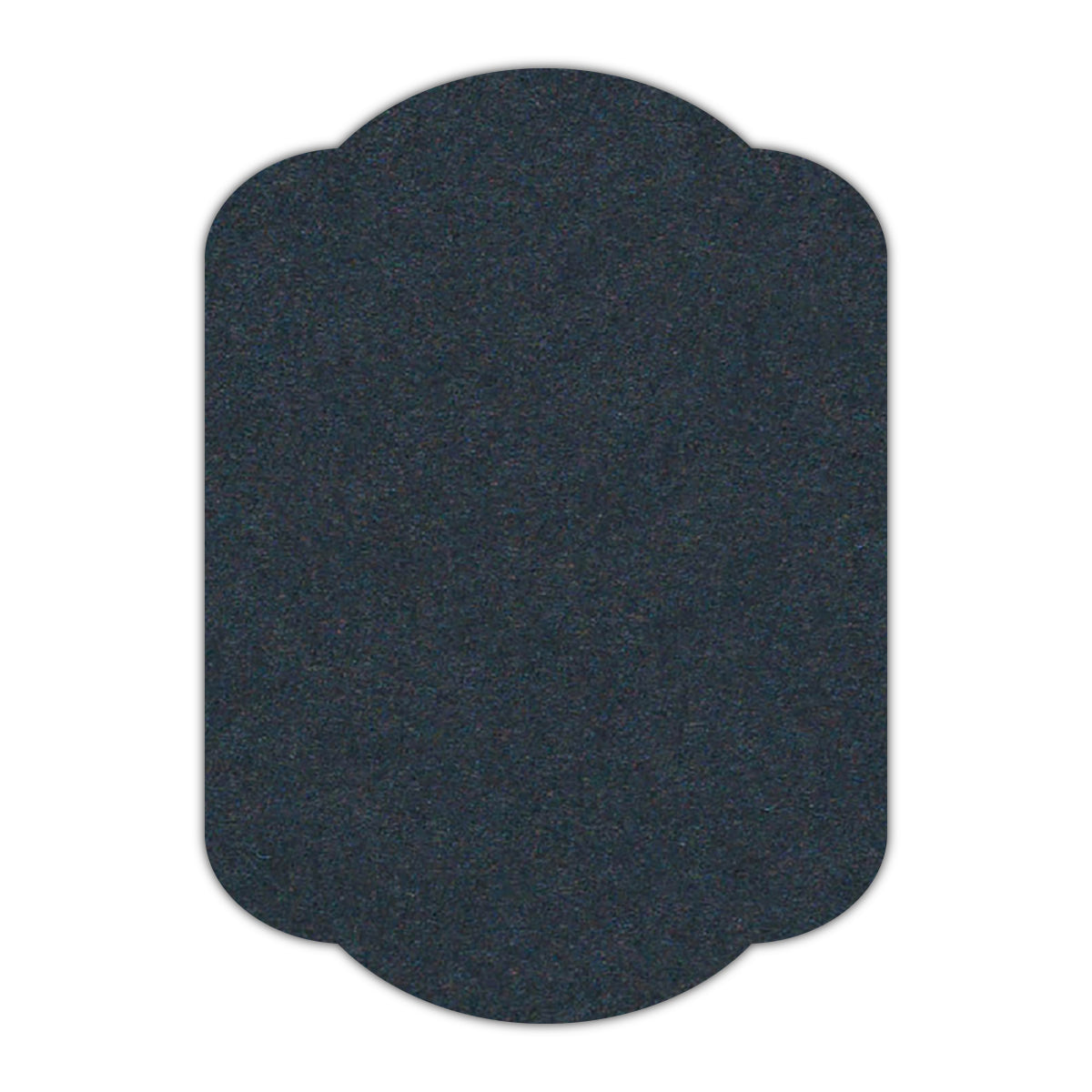 CMYK Print on Navy Blue Cardstock | Shape P17 | 3" x 5"