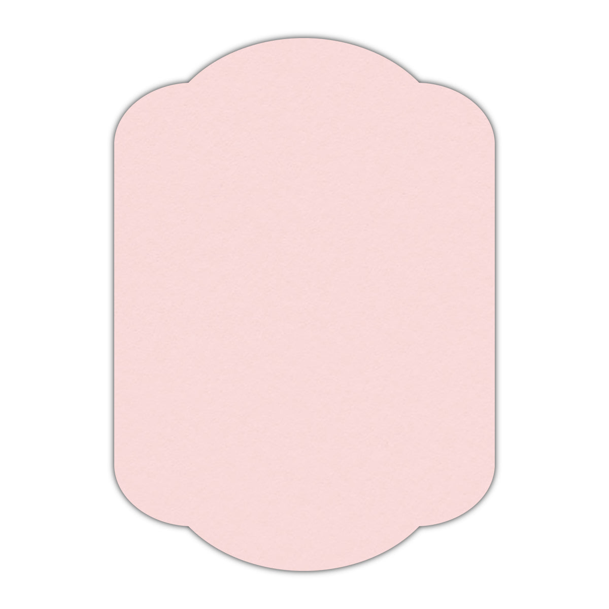 CMYK Print on Pastel Pink Cardstock | Shape P17 | 8.5" x 11"
