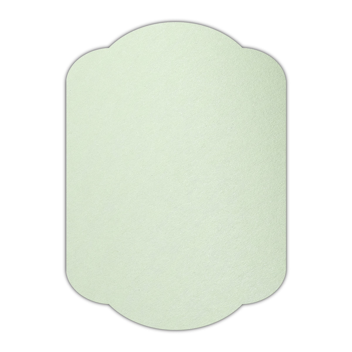 CMYK Print on Pistachio Cardstock | Shape P17 | 8" x 10"