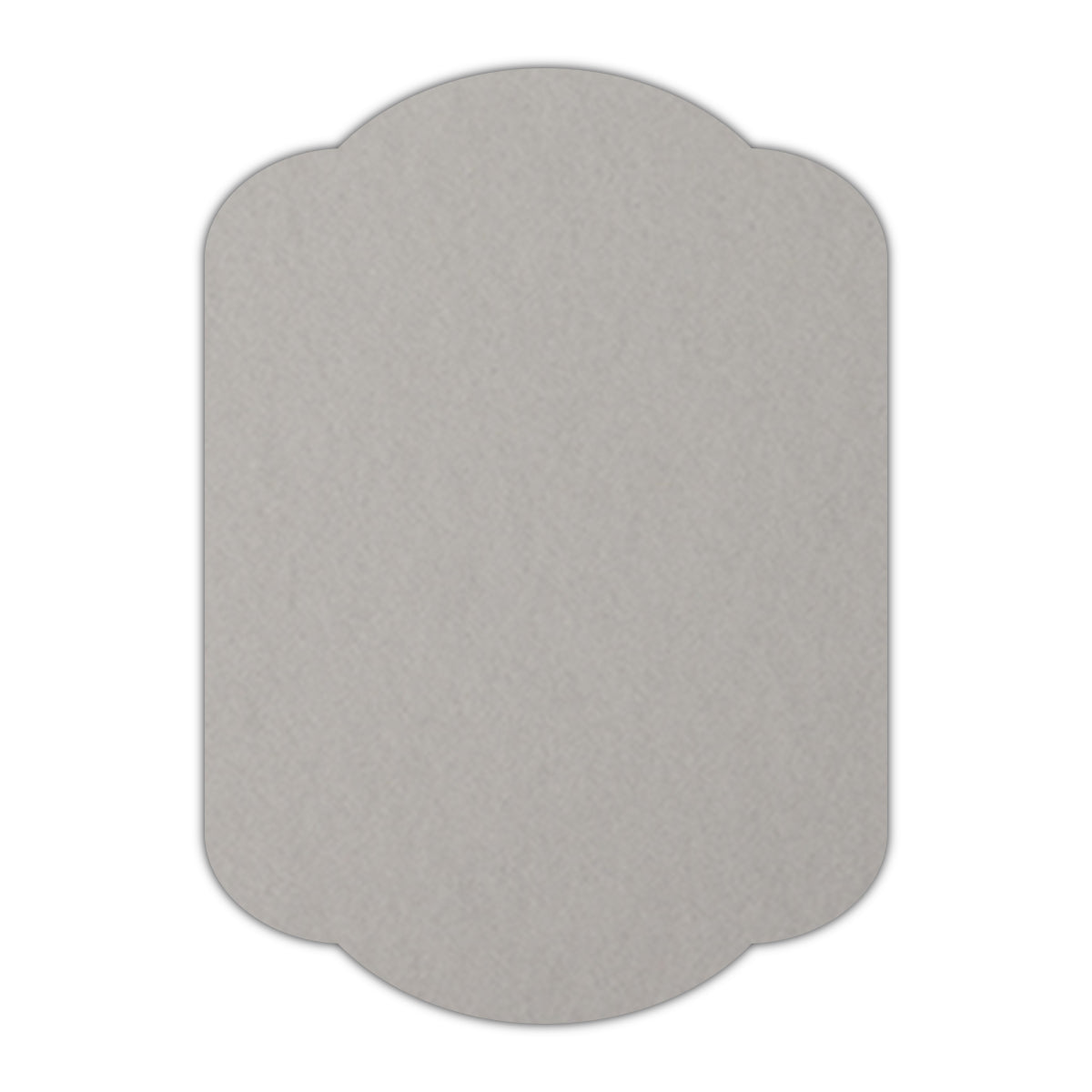 CMYK Print on Real Grey Cardstock | Shape P17 | 11" x 17"
