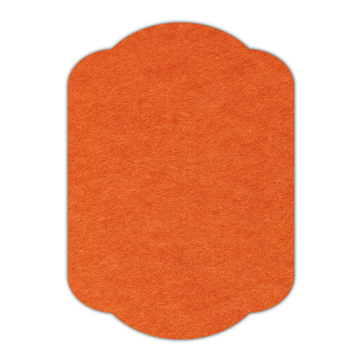 CMYK Print on Rust Cardstock | Shape P17 | 3" x 5"